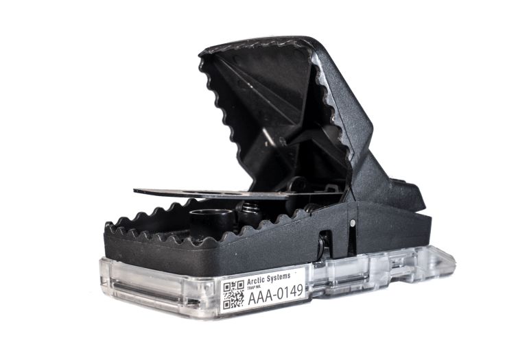 RATMO smart trap with open snap trap